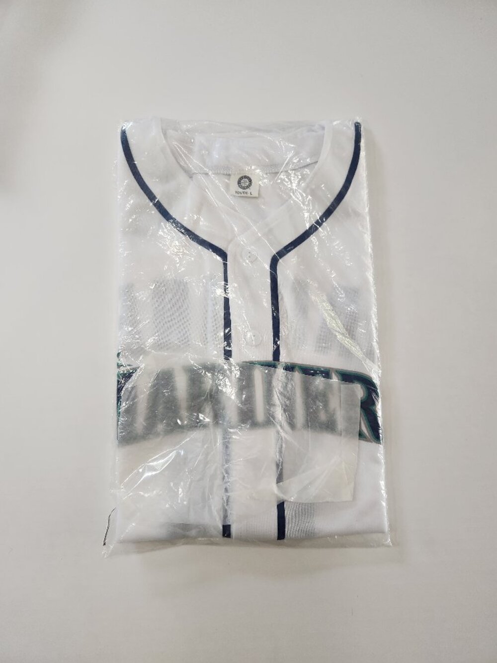 NIB Seattle Mariners Edgar Martinez Jersey Youth Large 2017 SGA Alaska Airlines